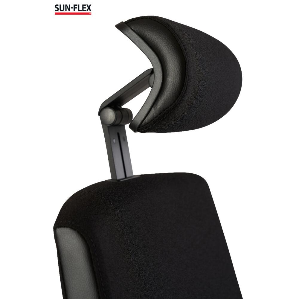 SUN-FLEX®HB ergonomiczne krzesło biurowe czarne