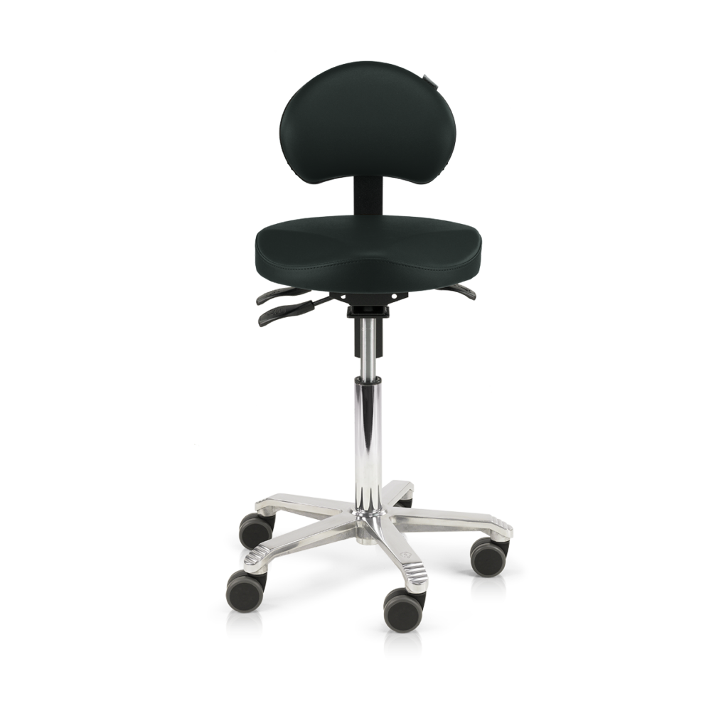 Ergonomische kruk Score Medical 6311 Ergo Shape Stamskin Zwart
