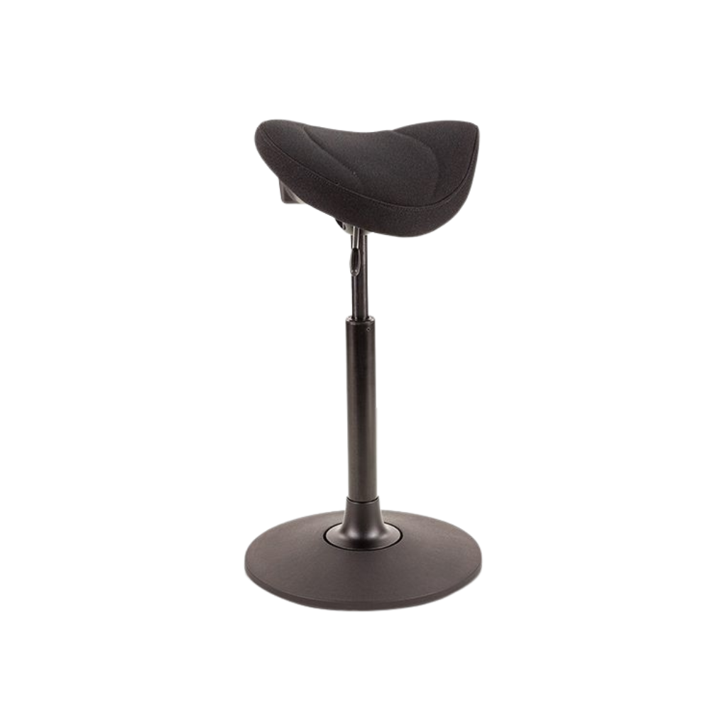 Score Polo Jumper Ergonomische Zadelkruk Trevira Zwart  zijaanzicht