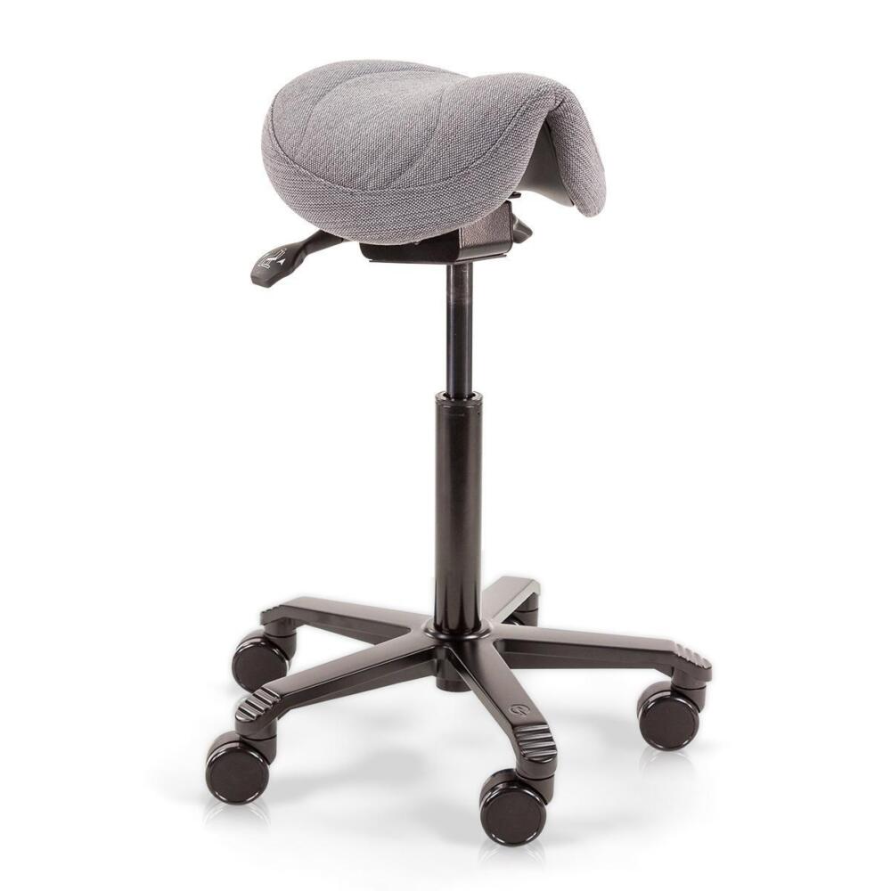 Score saddle stool Amazone Office Grey