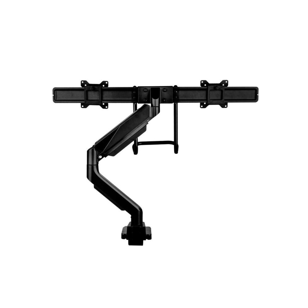 Swing Double Monitor Arm Black