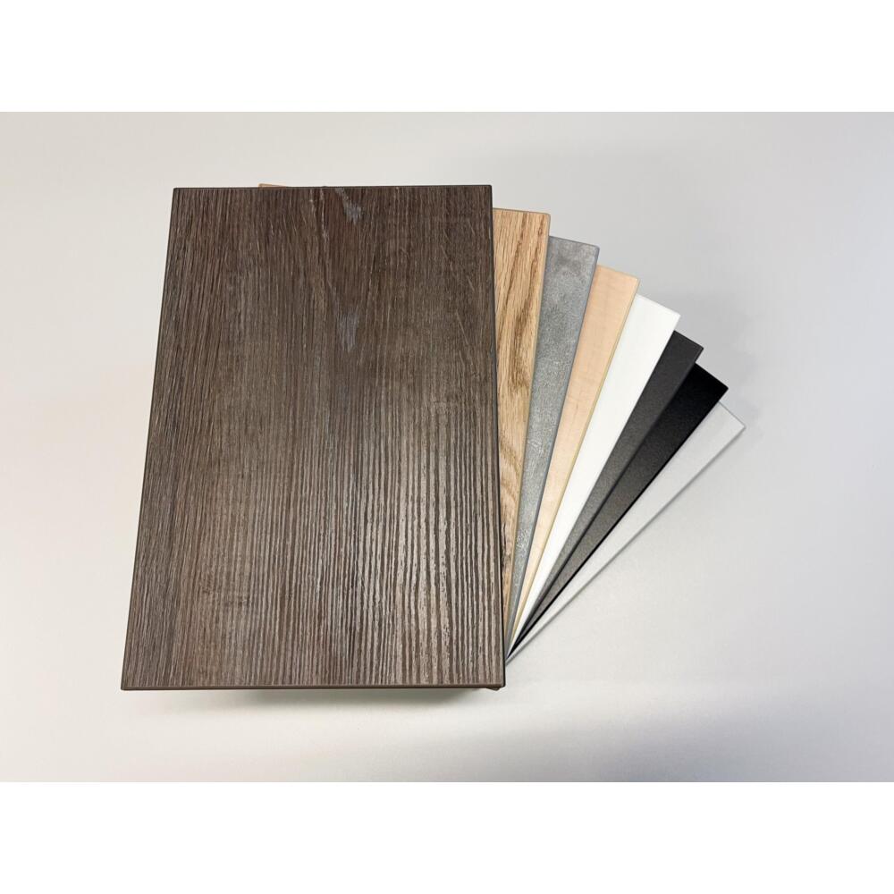 Plateau de table 180 x 80 cm,  couleur chêne brun