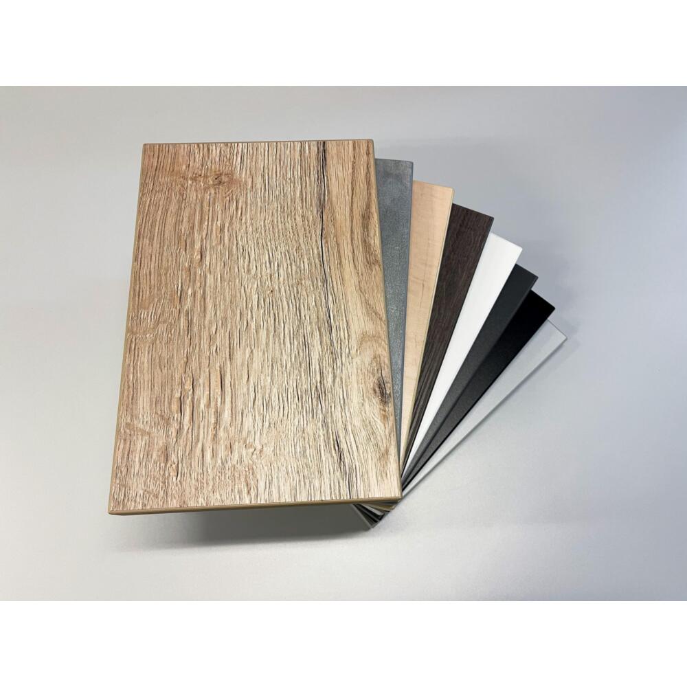 Plateau de table 80 x 80 cm,  couleur chêne naturel
