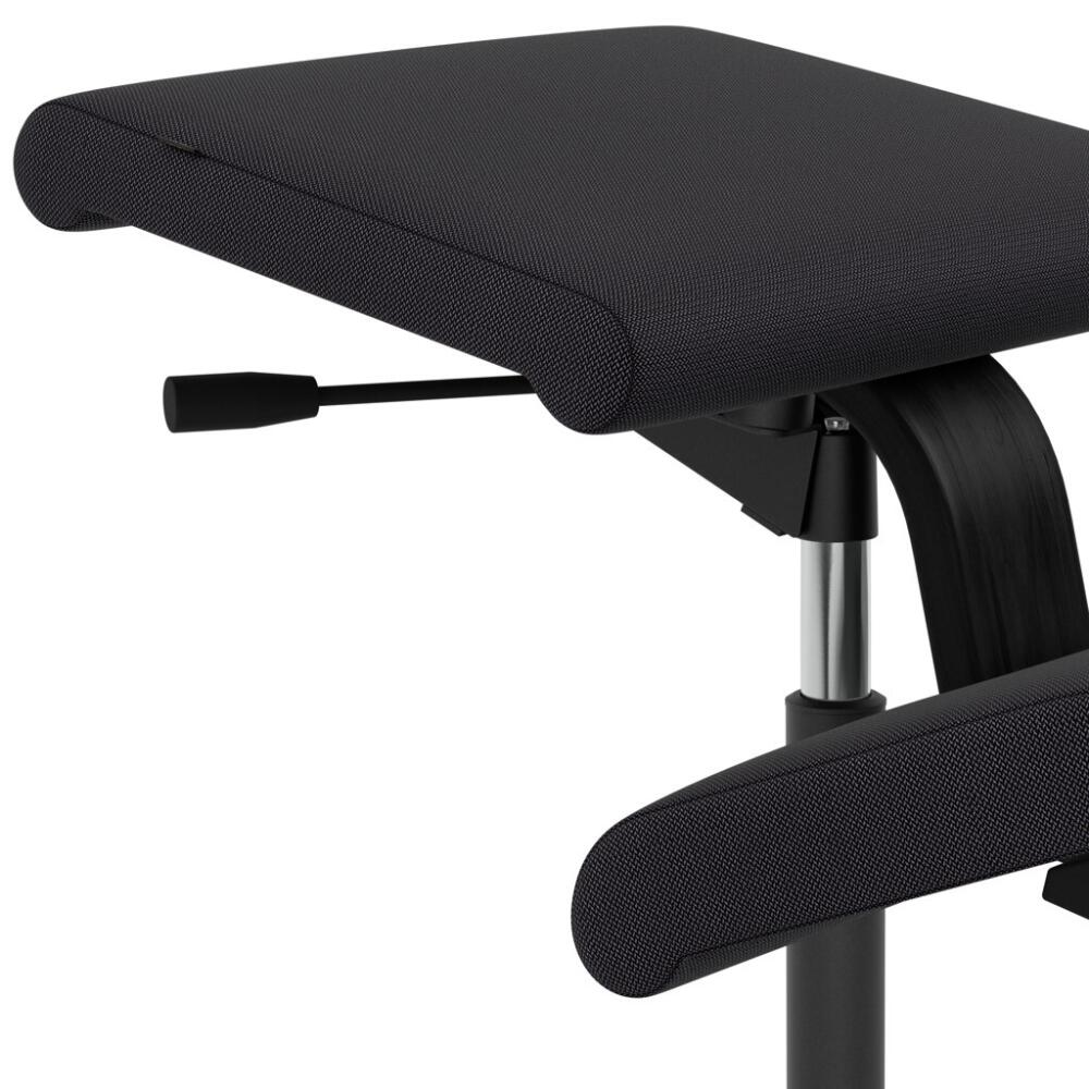 Details Variér Wing Balans Kniestoel met Wielen Zwart