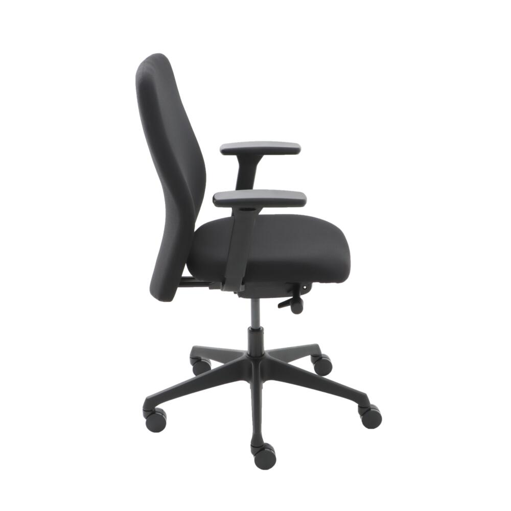 Ergonomische bureaustoel Deluxe zwart
