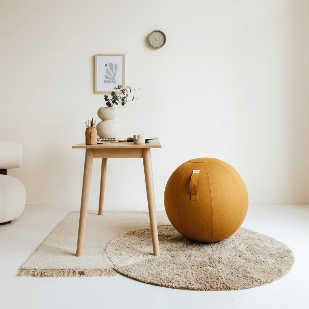 Vluv BOL LEIV Sitzball 60–65 cm – Curcuma
