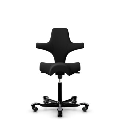 HÅG Capisco 8106 Ergonomischer Bürostuhl – Schwarzes Gestell