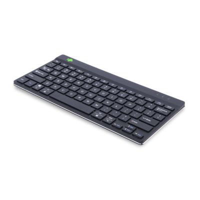R-Go Break Mini-Tastatur QWERTY (US) - Schwarz - Bluetooth Drahtlos