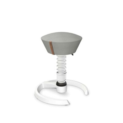 Aeris Swopper Anniversary – New Grey MUSA – White Frame – With Floor Gliders