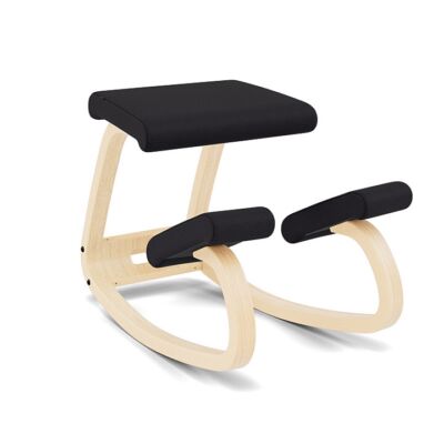 Variér Variable Kneeling Chair Without Backrest – Natural/Black