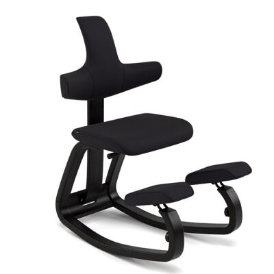 Variér Thatsit Balans Kneeling Chair with Backrest – Black