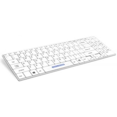 ErgoClean 130 abwaschbare Tastatur US weiß