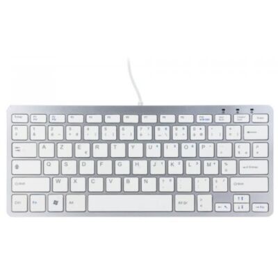 Ergo Compact Mini-Tastatur US weiß