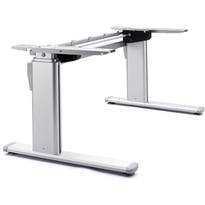 ErgoDesk Pro-2 Elektrisch Höhenverstellbares Schreibtischgestell silber