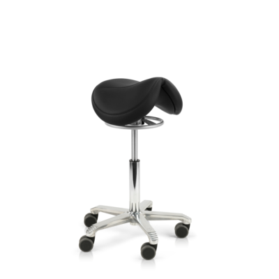 Score Jumper Balance Ergonomische Zadelkruk – Stamskin Zwart