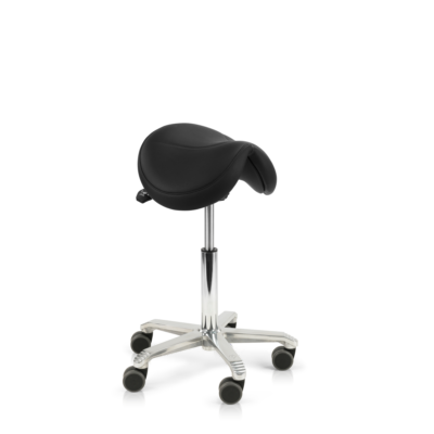 Score Jumper Ergonomische Zadelkruk – Stamskin Zwart