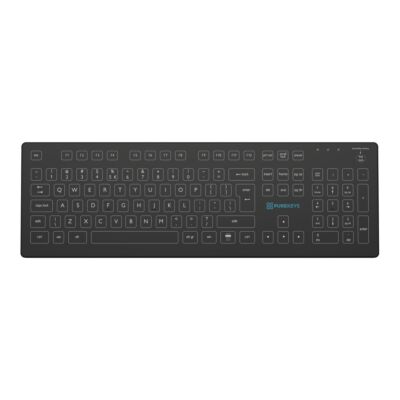 Purekeys medisch toetsenbord Full Size US zwart