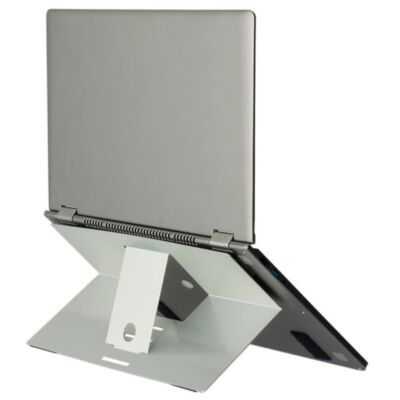 R-Go Riser Zusammensteckbarer Laptop-Ständer Silber