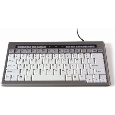 S-board 840 Design Mini-Tastatur BE Azerty silber