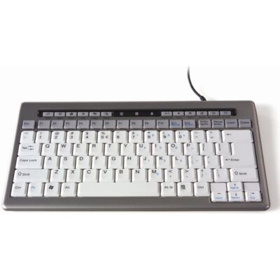 S-board 840 Design Mini-Tastatur UK silber