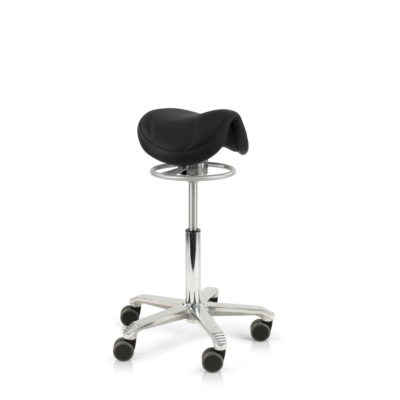 Score Amazone Balance Ergonomische Zadelkruk – Stamskin Zwart