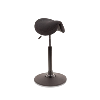 Score Polo Amazone Ergonomische Zadelkruk – Trevira Zwart