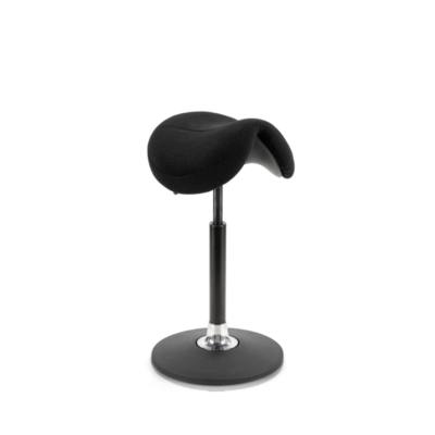 Score Polo Jumper Ergonomische Zadelkruk – Trevira Zwart