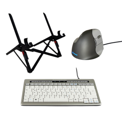 Homeoffice-Set Ergo Compact Pro – QWERTZ (DE)