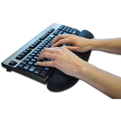 Tastatur Handgelenkstütze mit Memory-Schaum schwarz