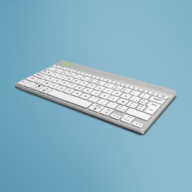 R-Go Compact Break AZERTY (BE) - Wit - Bluetooth Draadloos thumbnail