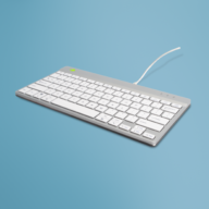 R-Go Compact Break QWERTY (US) - White - Wired thumbnail