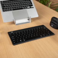 R-Go Break Mini-Tastatur QWERTY (US) - Schwarz - Bluetooth Drahtlos thumbnail