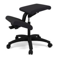 Variér Wing Balans Kneeling Chair with Wheels – Black thumbnail
