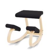 Variér Variable Kneeling Chair Without Backrest – Natural/Black thumbnail