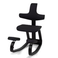 Variér Thatsit Balans Kneeling Chair with Backrest – Black thumbnail