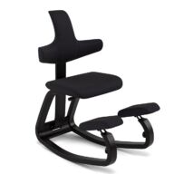 Variér Thatsit Balans Kneeling Chair with Backrest – Black thumbnail