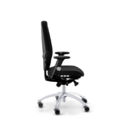 RH Extend 220 Ergonomischer Bürostuhl – Schwarz mit silbernem Gestell thumbnail