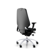 RH Logic 400 Ergonomischer Bürostuhl – Schwarz mit silbernem Gestell thumbnail