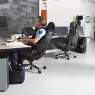 BMA Secur Exclusive RH 24-Stunden-Bürostuhl – Schwarz thumbnail