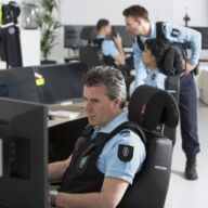 BMA Secur Exclusive RH 24-Stunden-Bürostuhl – Schwarz thumbnail