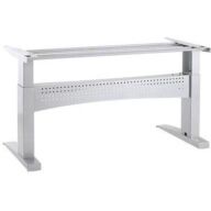 Conset 501-11-156 Elektrisch verstelbare tekentafel zilver | Incl. 2 tafelbladen wilde peren 80 x 80 cm thumbnail
