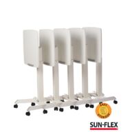 Mesa para portátil | Sun-Flex | EasyDesk Flex Pro | Blanco | Dimensiones del escritorio: 60 x 52 cm thumbnail