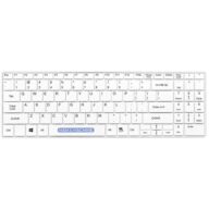 ErgoClean 130 washable toetsenbord DE wit thumbnail