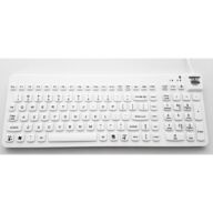 ErgoClean 160 waterdicht toetsenbord US wit thumbnail