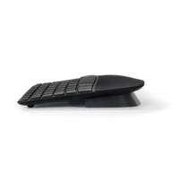 Clavier Ergonomique Sculpté AZERTY (FR) – Noir – Sans fil thumbnail