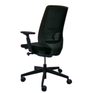 Ergonomiczne krzesło biurowe ErgoPrime 100 – Czarne thumbnail