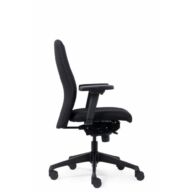 Ergonomic Office Chair Smooth Black thumbnail
