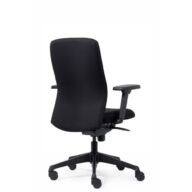 Ergonomic Office Chair Smooth Black thumbnail