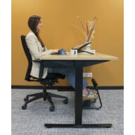 Ergonomic Office Chair Smooth Black thumbnail