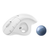 Logitech M575 Trackball-Maus kabellos rechtshändig weiß thumbnail